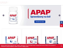 Tablet Screenshot of apap.pl